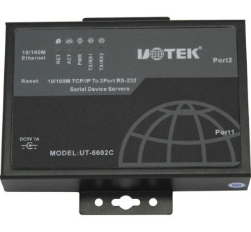 Ut-6616 Serial Device Servers , Rj45 / 16 Ports / Dc 5v / 1a