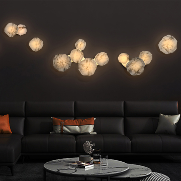 Nordic LED Wall Sconce: Modern Art Design 3000K Indoor Lighting