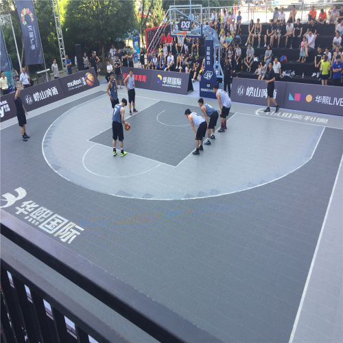 Pisos de baloncesto al aire libre Pisos entrelazados de la cancha de la cancha