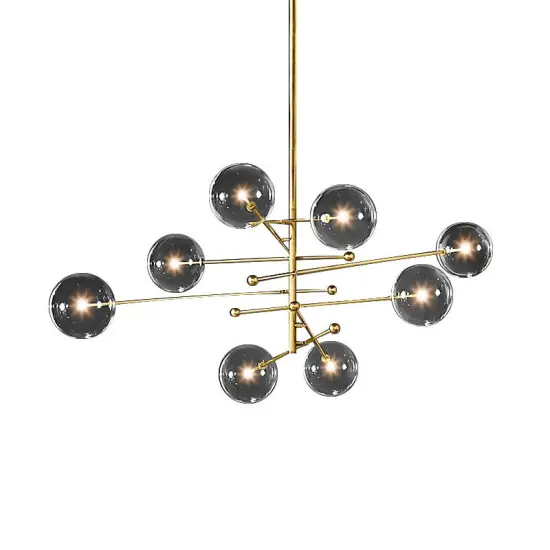 INSHINE Metal Round Bulb Pendant Light