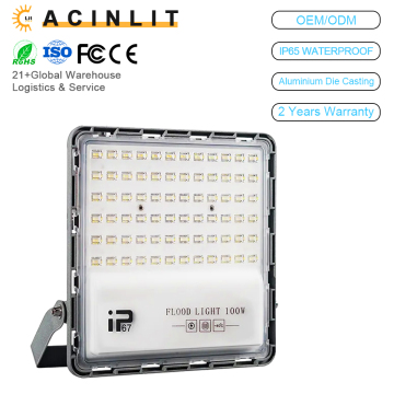 IP67 Slim Bullet Die Cast Aluminum Housing LED Flood Light with DOB, 200W LED Flood Light with Sensor
