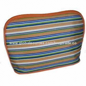 Fabric Cosmetic Bag, 71/4-inch Bottom Width