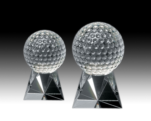 Noble CustomIzed Personlized bola de golf de cristal claro