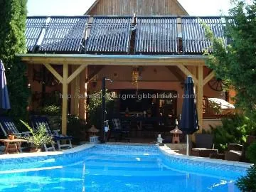 solar pool heating system