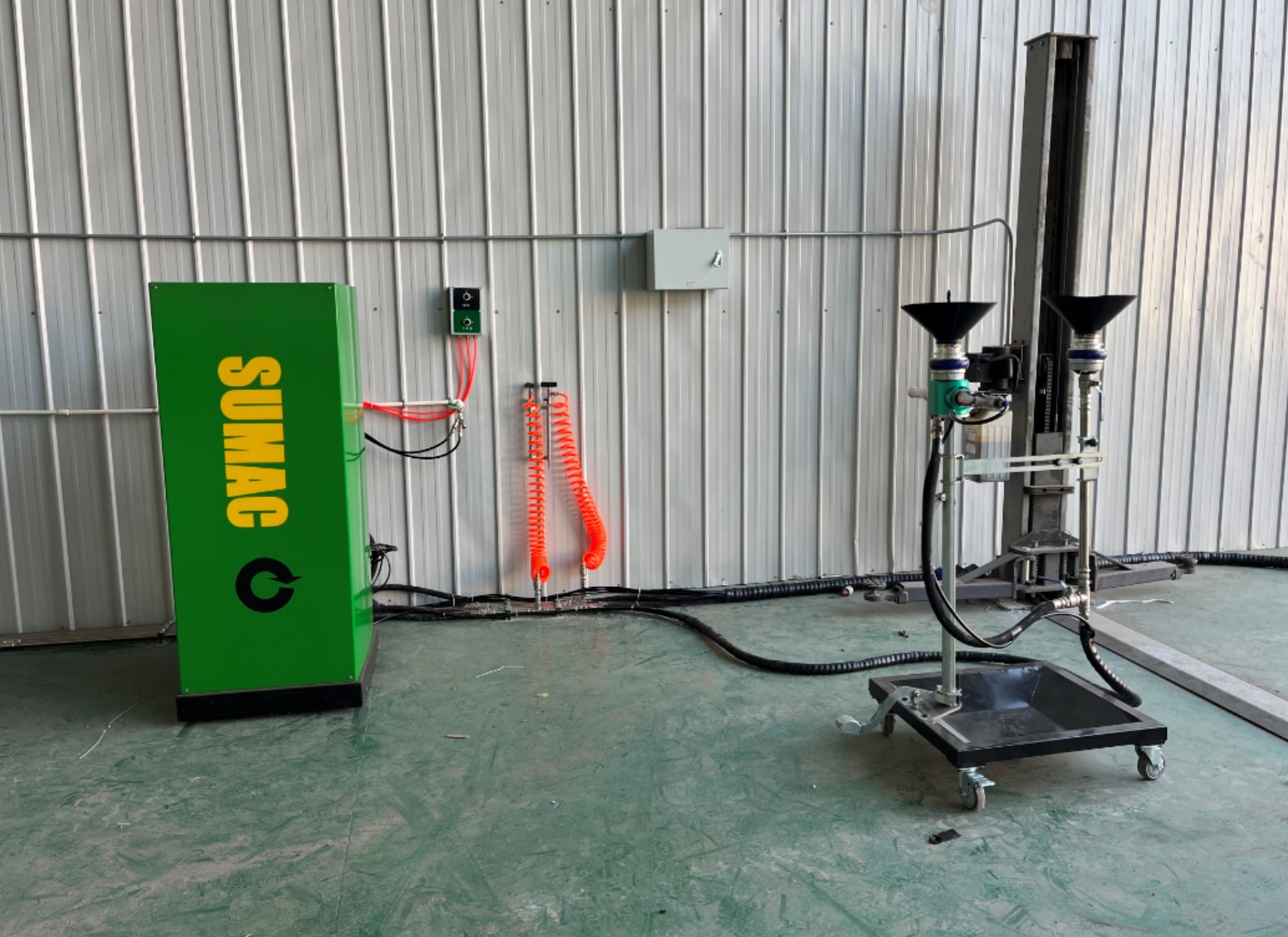 Installation of Oil Drainage System