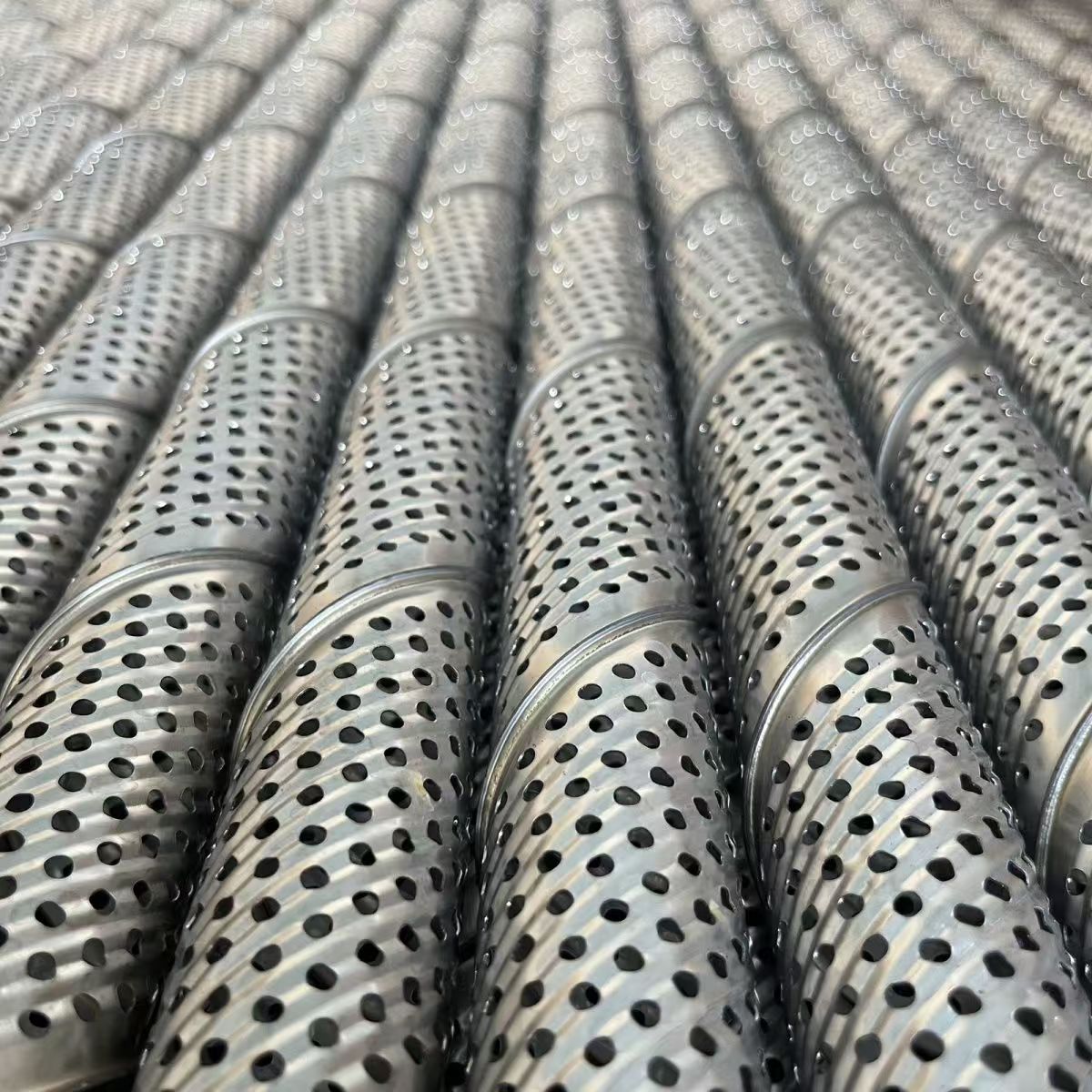 stainless steel spiral welded perforated pipe