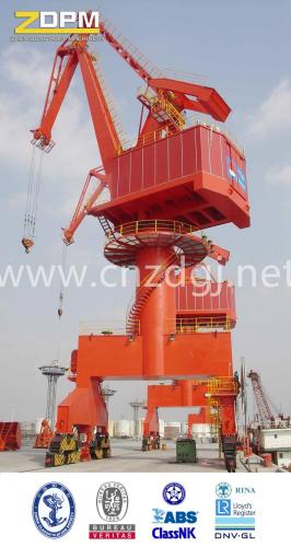 Doca de estaleiro Portal Container Crane