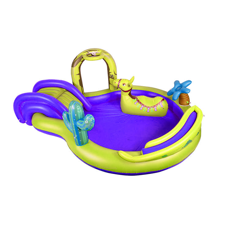 Inflatable PVC Swimming Pool Devmentation Center ine Slide