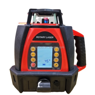 High Accuracy OLED Display 500M/1000M Slope Setting Rotary Laser Level AK204D for Agriculture