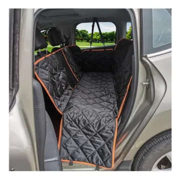 100% Waterproof Scratch-proof Pet Dog Car Back Seat Hammock Protector Cover with View Mesh Window - GeerDuo