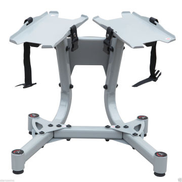 Equipamento estável de ginástica inteligente: rack de halteres e suporte de halteres ajustáveis