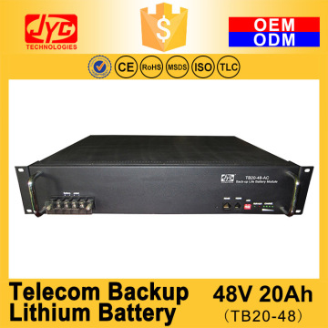 2U 48V 20Ah Telecom Backup li ion Lithium polymer battery