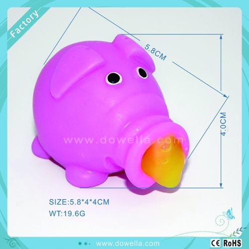 Trade assurance Hot sale TPR material slime pig Toys