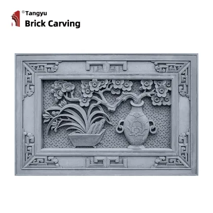 Bogu Brick Carving Plum Orchid
