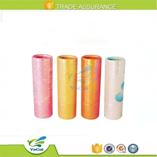 recyclable cardboard round paper gift box unique lipstick tube