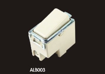 White Oem Service Pc/abs Custom Branded Electric Wall Switches Alb003