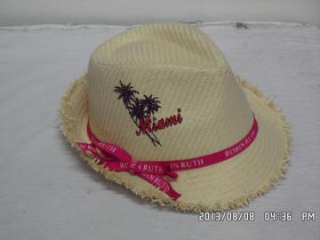 Fedora Straw Hat