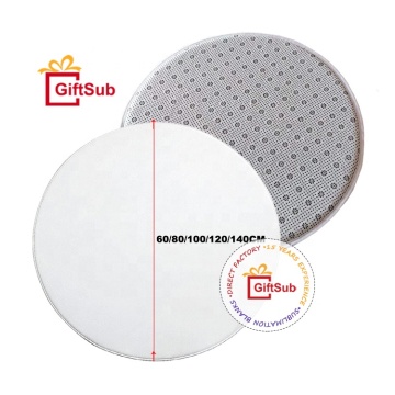 Customizable Home Decor: Large Diameter Round Sublimation Floor Mats for No-Slip Indoor Use