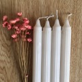 Custom Size Paraffin Wax Fluted Pillar Candle Household