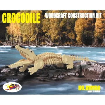 wooden CROCODILE