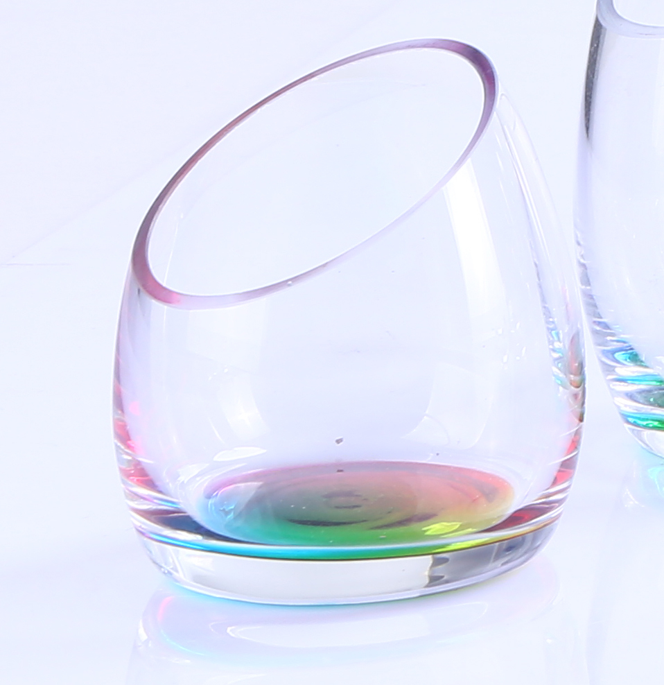 Br 9128 1wholesale Slanted Crystal Stemless Wine Glasses