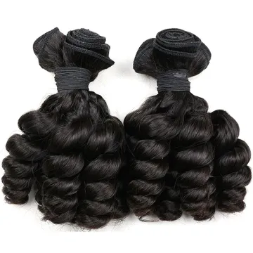 Wholesale 100% Virgin Brazilian Loose Wave Weft Extension Bundles: Affordable Bouncy Curly Hair