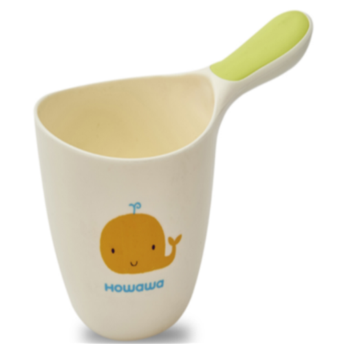 Taza de enjuague de cuchara de baño infantil linda segura