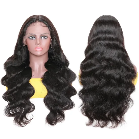 HD Transparent Body Wave Human Hair 13x4 Lace Wigs Wholesale Cuticle Aligned Brazilian Virgin Remy Human Hair Lace Front Wigs