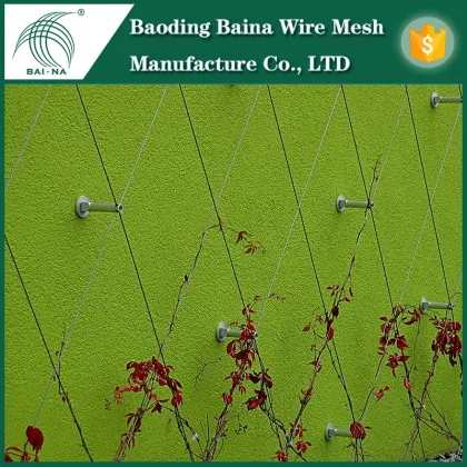 High quality stainless steel fence for climbing walls plants