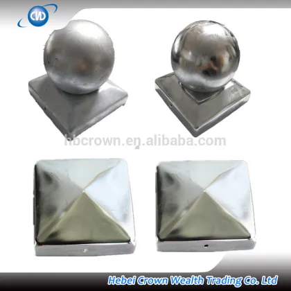 Fence Post Accessories pyramid post cap
