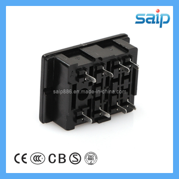 250V PA66 Industrial Relay Socket (18F-2Z-A5)