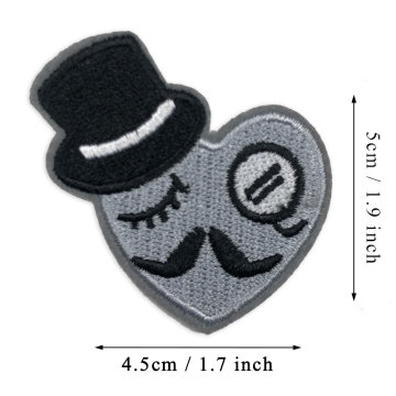 Kartun Hewan Mini Applique Iron di Bordir Patch