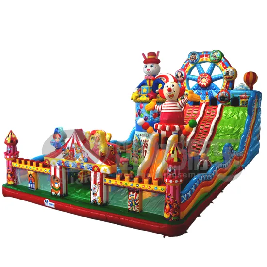 Customize Outdoor Inflatable Bouncers Slide Bouncer Inflatable Crazy Ferris Wheel Castle