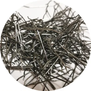 Yusen Factory Steel Fiber Concrete Reinforced Endhooked Glued Hooked End Loose Waved 0.7560mm 5030BL 4535BL For Construction