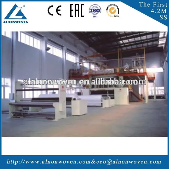 Brand New AL-1600 S PP Spunbond Nonwoven Fabric Machine with Great Price