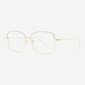 Light Square Metal Women's Optical Frames