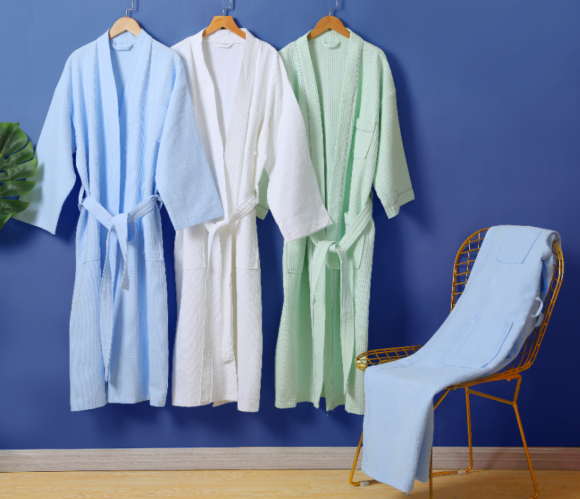 Waffle Style Customized Hotel Bathrobe