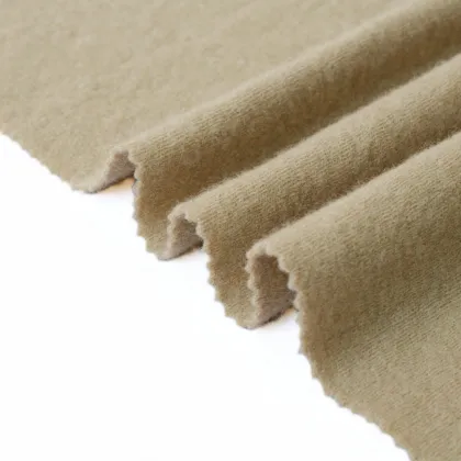 Breathable 100 Wool Fleece Tweed Fabric