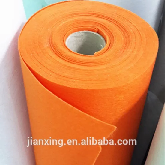 Nonwoven needle punched felt 100% polyester textile fabric