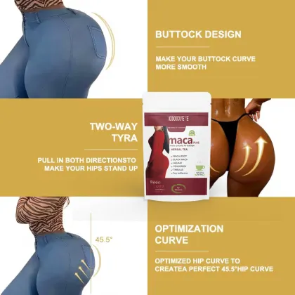 Natural Herbal Tea Blend: Butt Black Maca Fenugreek Booty Curve Maca Plus