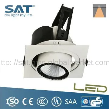 Squared led led spot lights,new design led recessed down light
