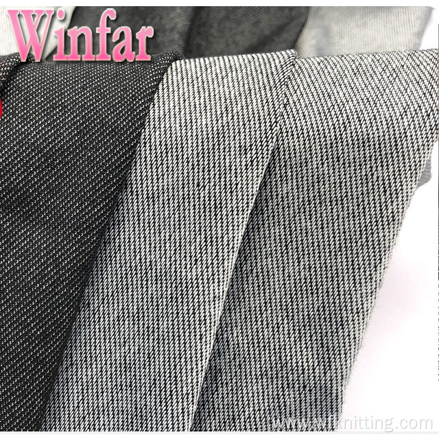 Knit Textile Factory Polyester Denim Fabric For Jeans