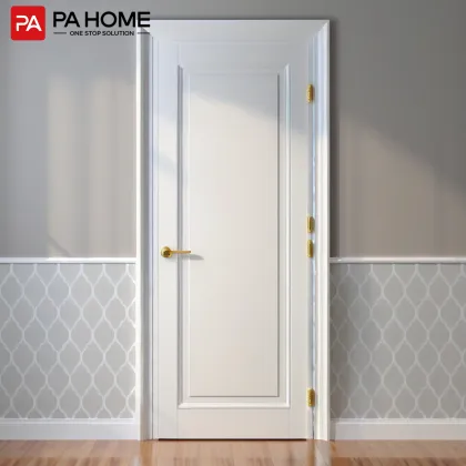 PINAI Modern Solid Wood Door Plywood Interior Bedroom Wood Door