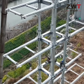 Sistema eficiente de torre de energia tubular de aço