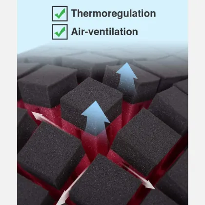 Hot Selling Anti-Snore Memory Foam Pillow with Comfort Cubes