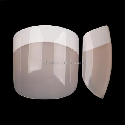 NADECO Super Strong Press-on Nails French Tip Artificial Nails DIY Easy for Beginners