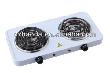 Electric stove with two spiral plate CE ROHS approval