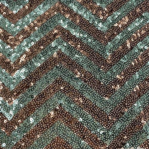 Tissu de broderie de paillettes PET PET ondulation de l&#39;eau