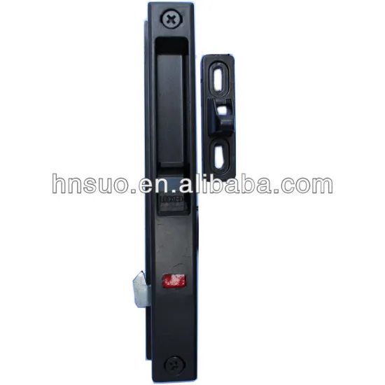 european black zinc alloy glass sliding window lock