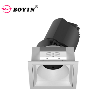 Modern Ultra Slim Dimmable Recessed COB LED Downlight with Anti-Glare Indoor Retail Mounting